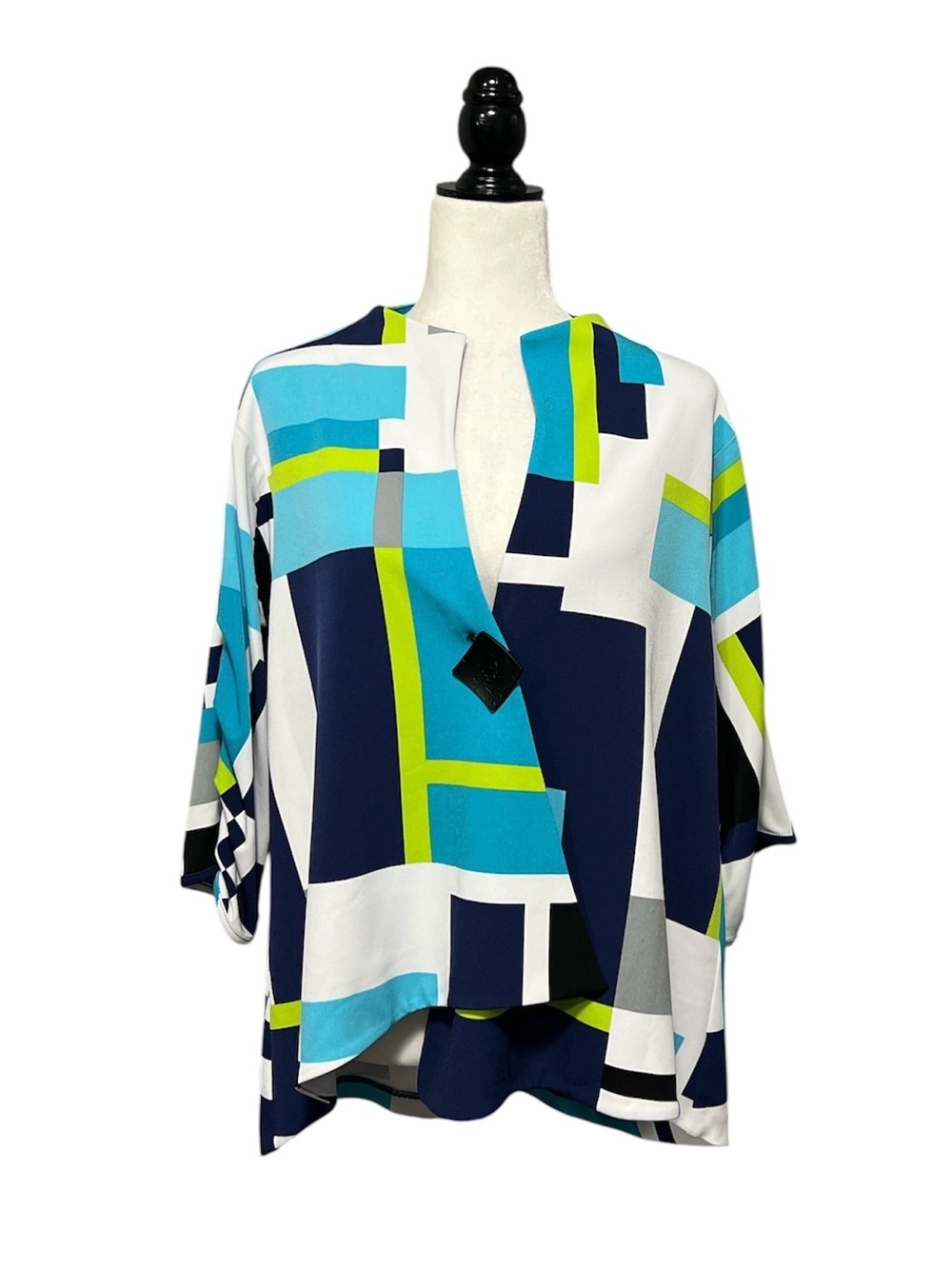 JOSEPH RIBKOFF High Low Single Button Cardigan